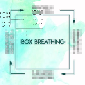 Box breathing technique