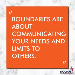 how to create boundaries quote graphic