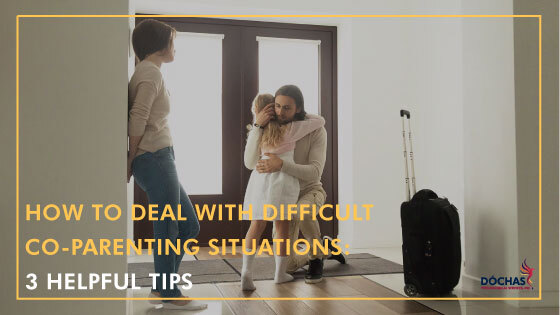 how to deal with difficult co-parenting situations: 3 helpful tips blog header